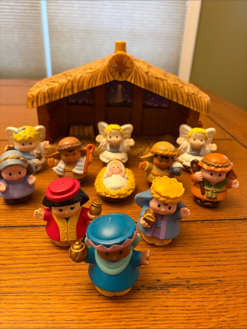 Kids Nativity Playset - Colorful Mini Figure Set. Fisher Price